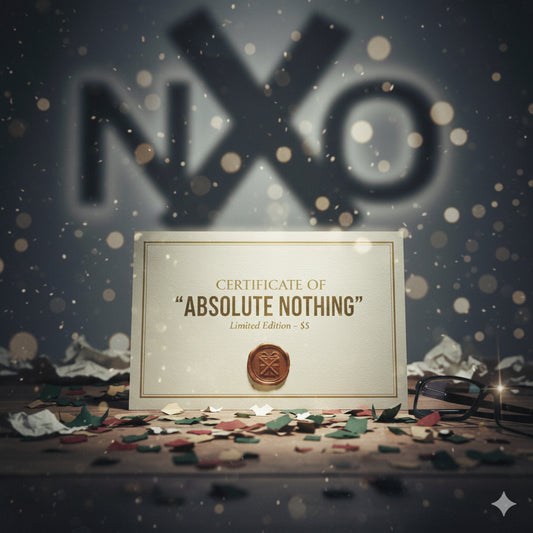 The "Absolute Nothing" Certificate (Only $4.99)